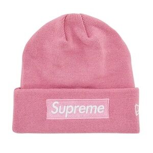 Supreme Box Logo Beanie Dusty Pink OS New With Tags